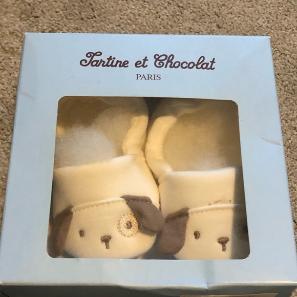 2 pairs Newborn Slippers: Tartine et Chocolat + puppy slippers - Picture 3 of 10